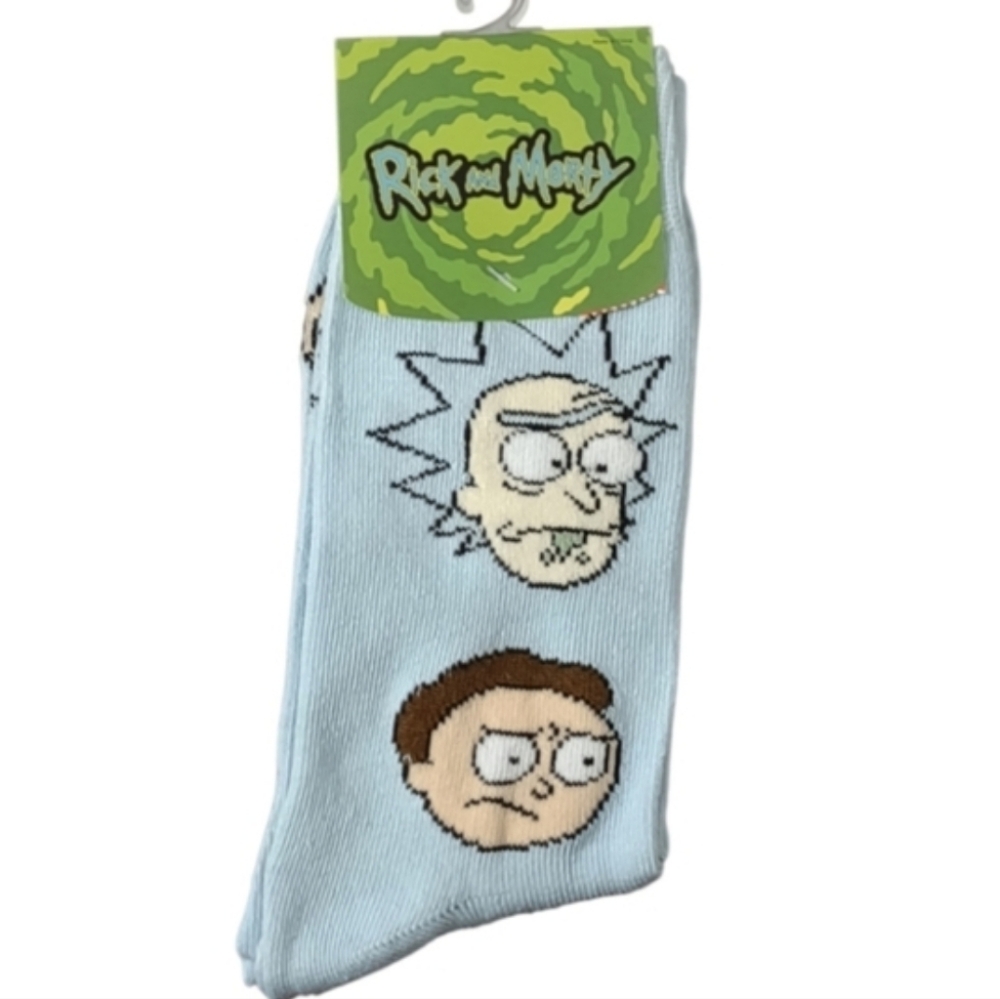 Rick and Morty Unisex Novelty Crew Socks  Bundle And Save
